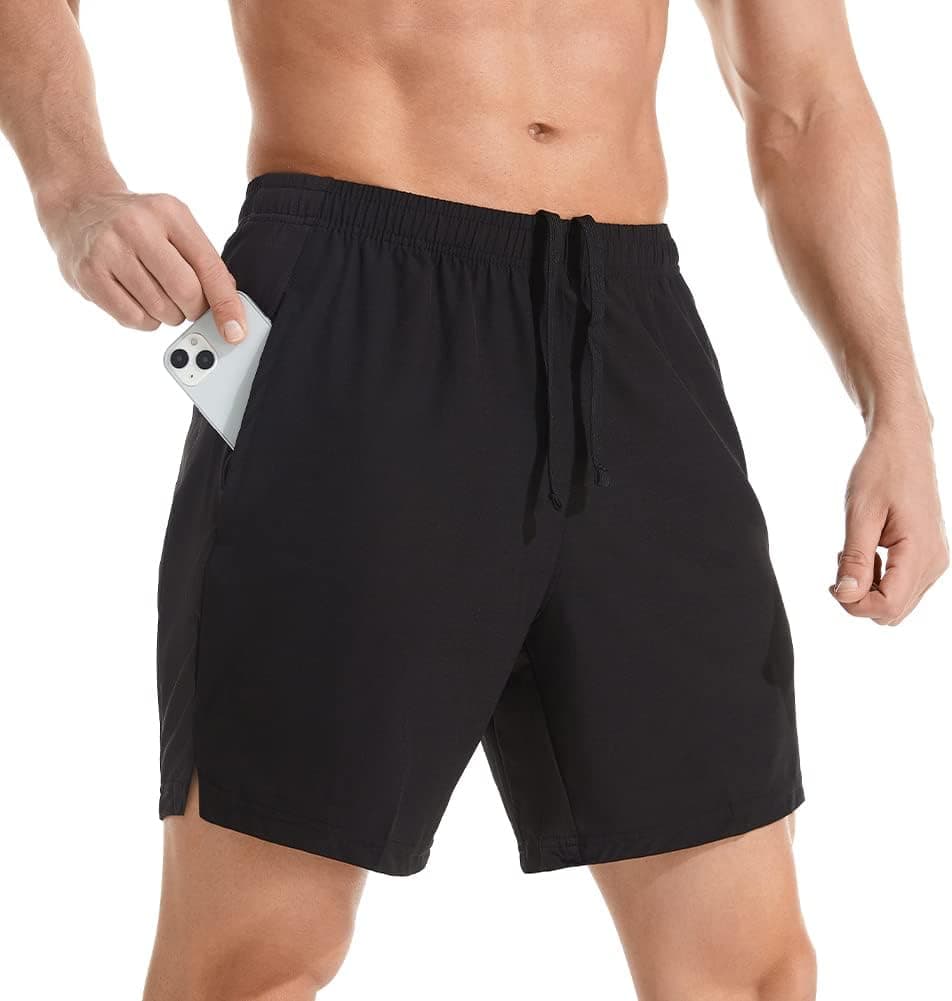 First Stride Running Shorts in Jet Black